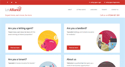 Desktop Screenshot of letalliance.co.uk
